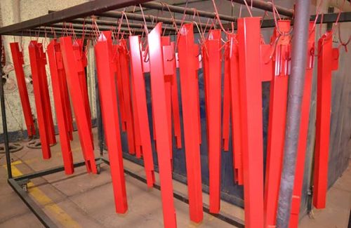 metales pintados con pintura electrostatica